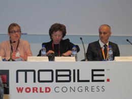 Neelie Kroes, vicepresidenta de la Comisión Europea