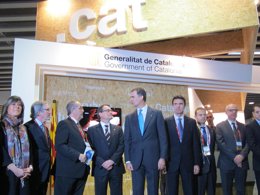 Comitiva de inauguración del MWC 2014