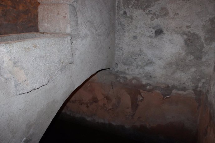 El antiguo baño micvé que se ha encontrado en el Call de Girona