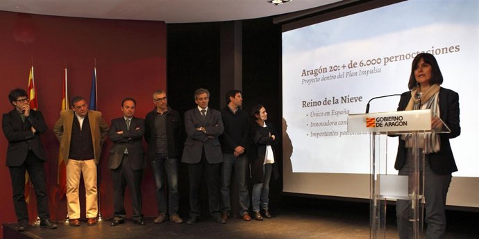 Elena Allué ha presentado este martes el nuevo producto 'Reino de la Nieve'