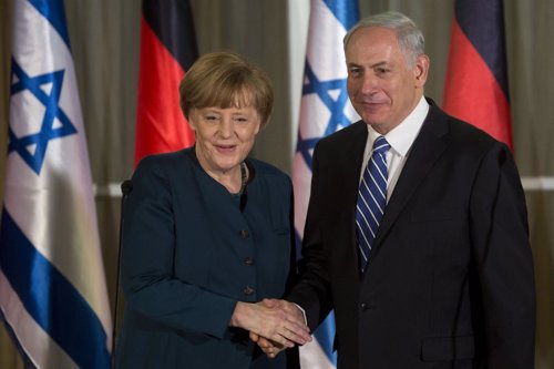 Encuentro de Merkel y Netanyahu 