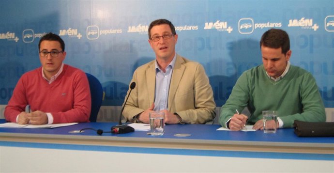 Roberto Moreno, Miguel Contreras y Manuel Heras