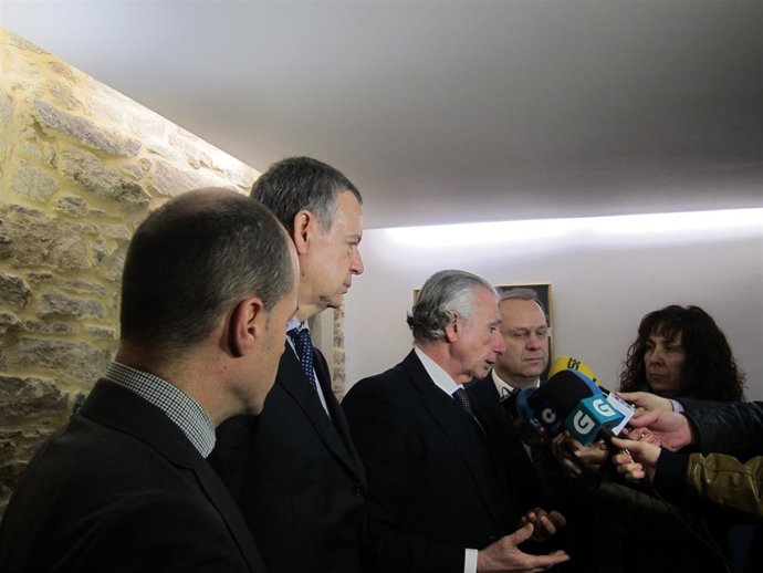 El presidente de la CEG, Fernández Alvariño, y el delegado de Fenosa, F.Pellicer