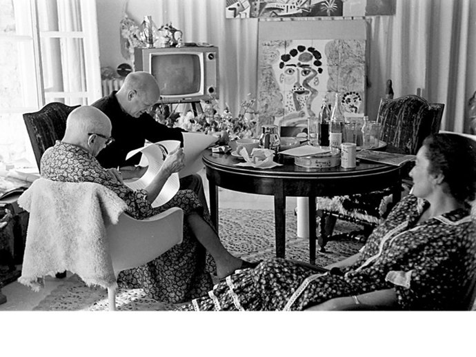 Picaso en una imagen expuesta en el Museo Picasso Málaga