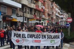 Manifestación en Puertollano