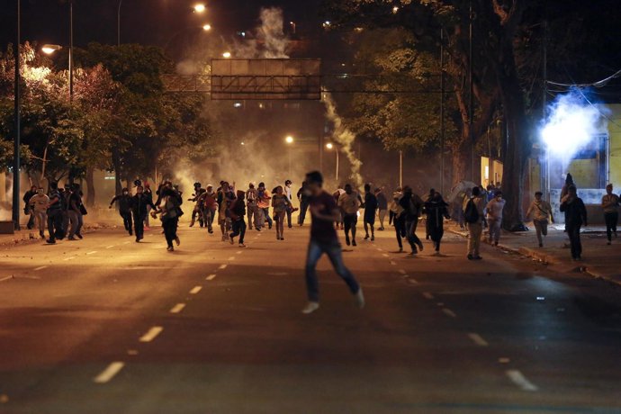 Protestas contra el Gobierno de Venezuela en Caracas