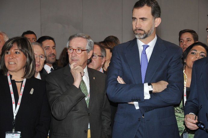 Don Felipe en el Congreso Mundial del Móvil 2013