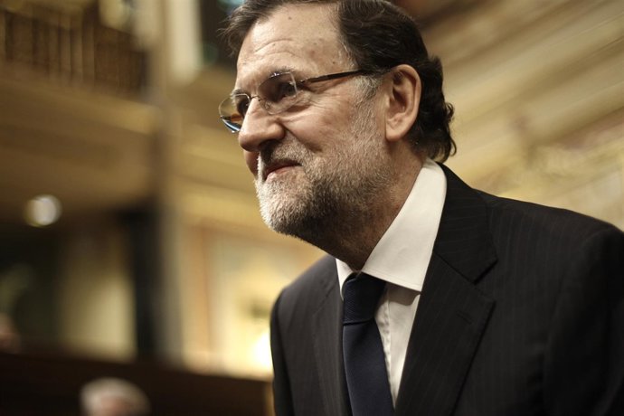Rajoy y Gallardón en el Pleno del Congreso