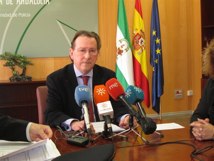 El consejero de Justicia e Interior, Emilio de Llera