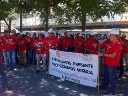 Protesta Corsan-Corviam