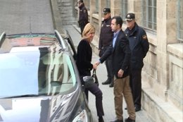 La Infanta Cristina en los juzgados de Palma