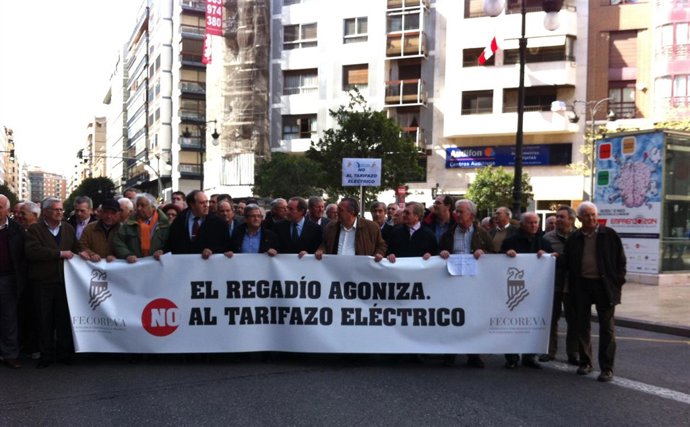 Concentración de regantes 