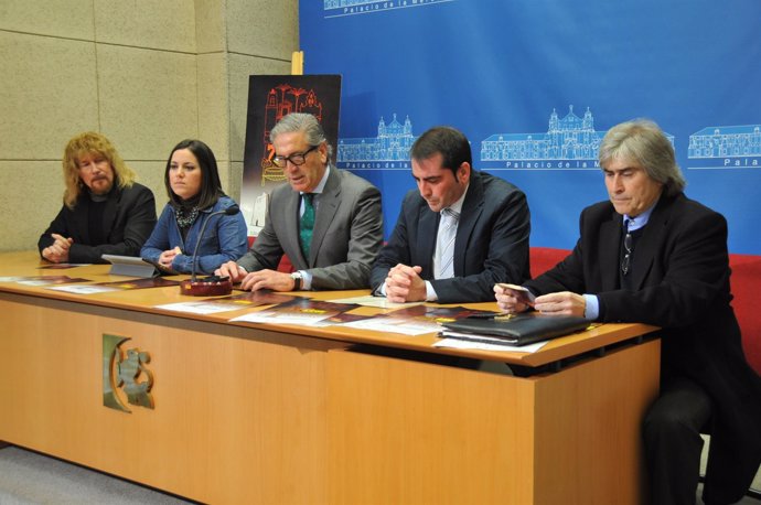 Martínez, Soriano, Pineda, Ortega y De Córdoba en la presentación