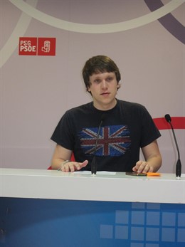 El secretario xeral de Xuventudes Socialistas de Galicia, Aitor Bouza