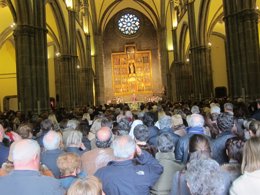 Funeral en Gijón por los fallecidos en el incendio de Tordómar (Burgos)