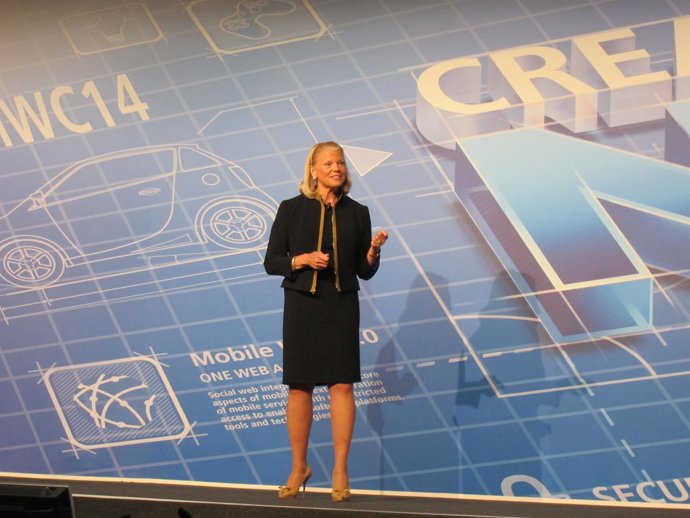 La pta. De IBM, Virginia Rometty 