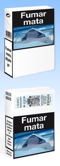 Así será la nueva cajetilla de tabaco con el aumento de los avisos
