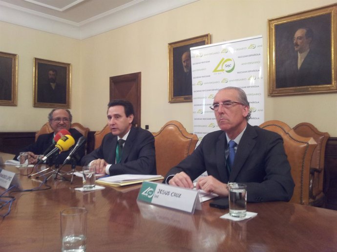 El presidente de la SNE, Francisco López, presenta los resultados nucleares 2013