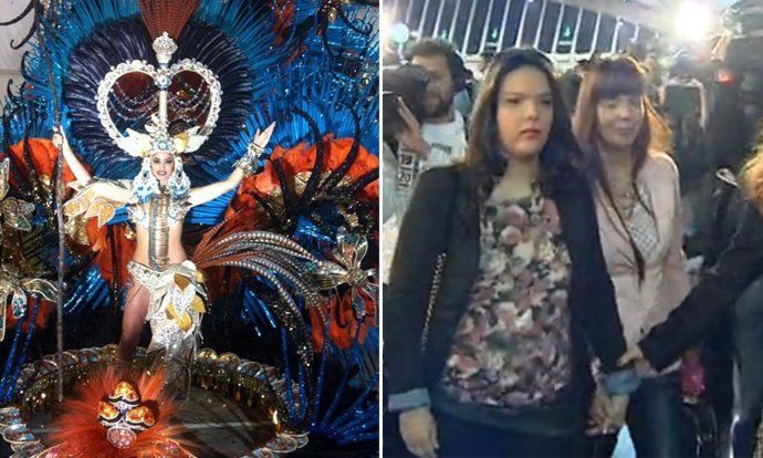 Saida Prieto en el Carvala de Teneife un año después de su acciddente