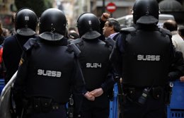 Recurso de policías antidisturbios