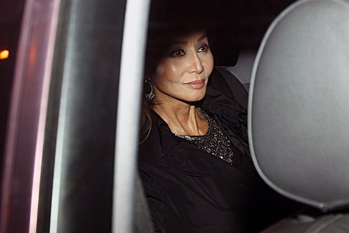 Isabel Preysler en el cumpleaños de Carmen Martínez Bordiu