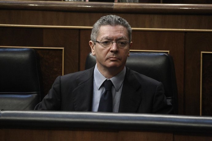 Alberto Ruiz Gallardón, ministro de Justicia y diputado del PP 