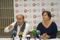 UGT lamenta que los contratos temporales crecen un 20% mientras los indefinidos caen un 1,8%