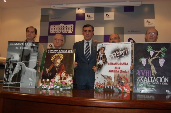 Presentación de los carteles de Semana Santa de Soria, Burgo de Osma y Ágreda