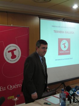 El presidente de la IXP Ternera Gallega, Jesús González