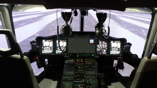 Simulador de vuelo EC175 de Indra