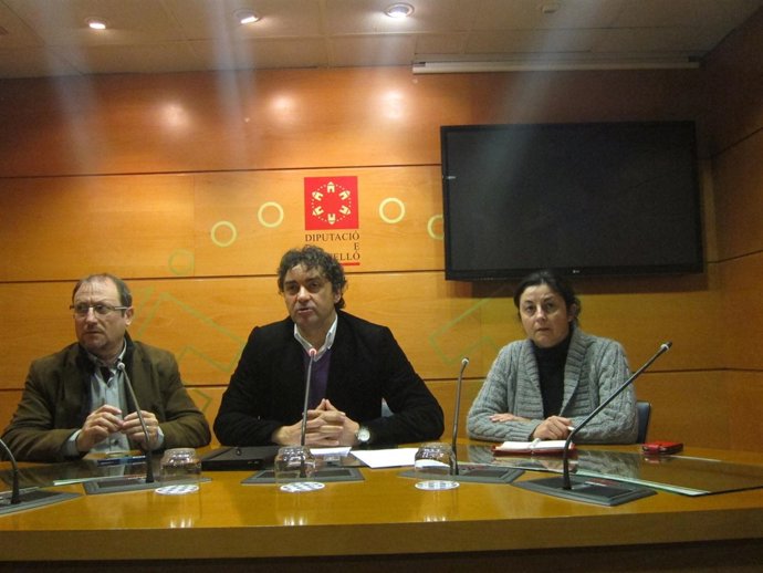 Rueda de prensa de Colomer, en imagen de archivo.