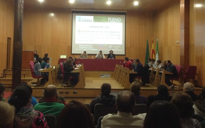 Pleno del Ayuntamiento de Camas.