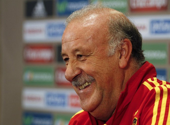 Vicente Del Bosque en rueda de prensa