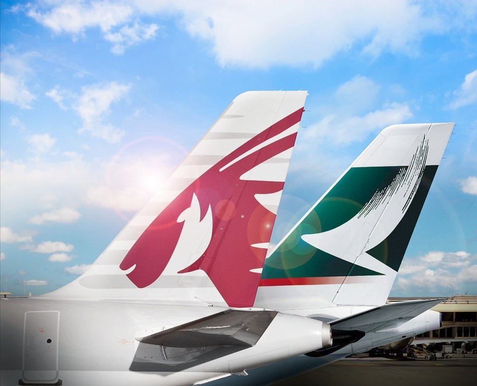 Qatar Airways y Cathay Pacific