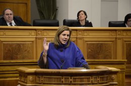 Cospedal en el pleno de las Cortes 