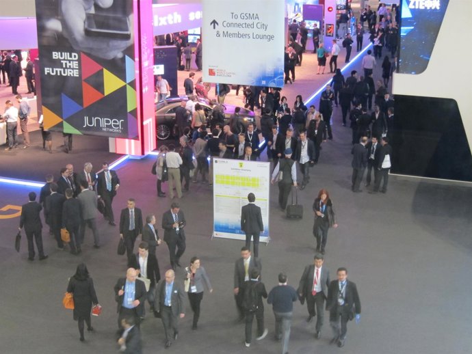Salón MWC 2014 en Fira de Barcelona