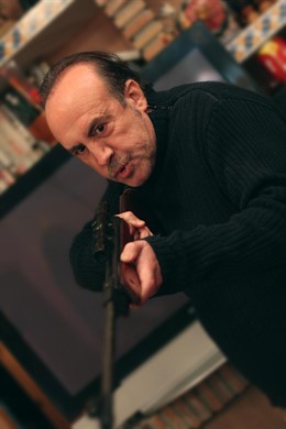 El actor y humorista Pedro Reyes en el rodaje de 'Sin Vida Propia' 