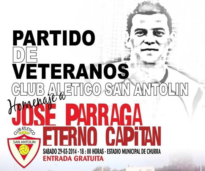 Amigos y compañeros de José Párraga le rinden un homenaje con un partido solidar
