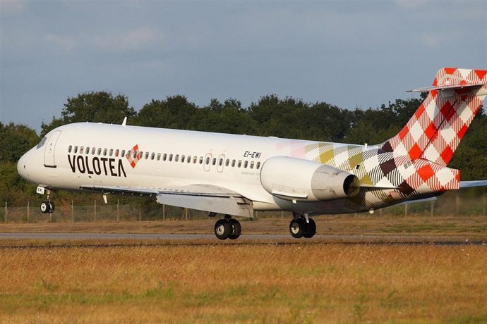 Avión de la compañía aérea Volotea