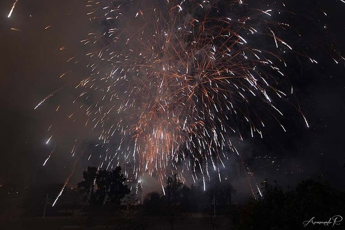 Una imagen de la 'Nit del Foc'