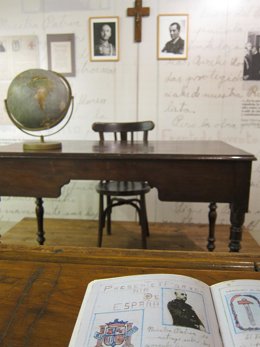 Parte de la exposición 'Barcelona en posguerra'