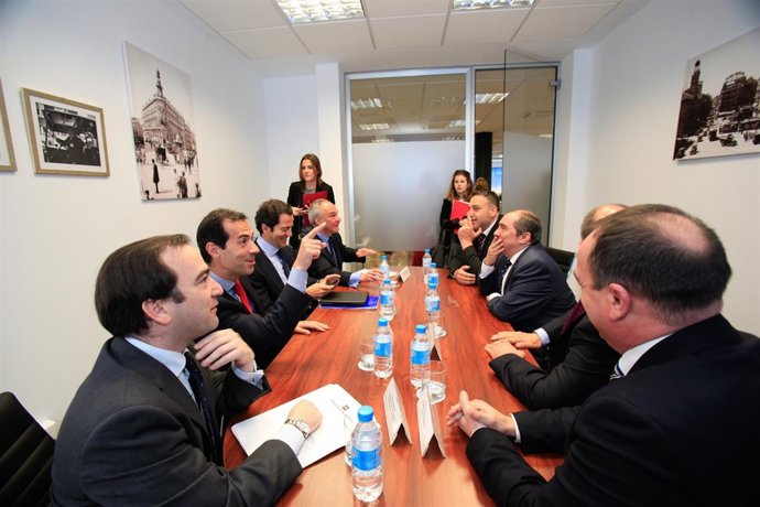 Un momento de la reunión