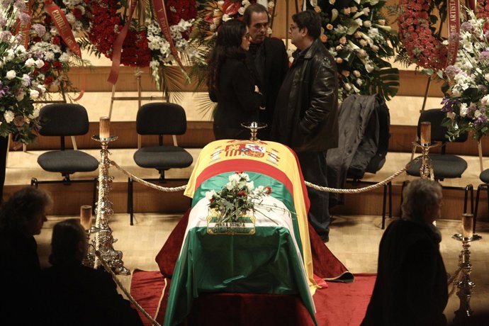 Féretro de Paco de Lucía