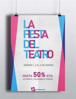 Cartel de La Fiesta del Teatro