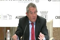 Fernández destaca que la calificación de Moody's supone un "reconocimiento" de la "buena marcha" de Extremadura