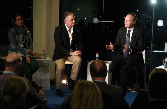 González Pons y Fabra en el acto del PP en Dénia 