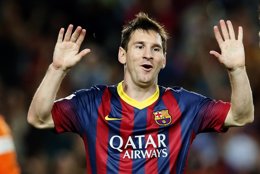 El jugador del FC Barcelona Lionel Messi