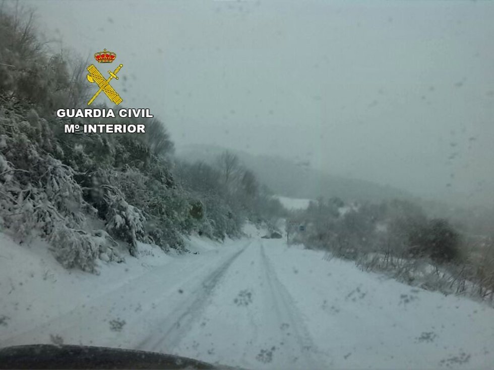 Carretera en la que se produjo el rescate