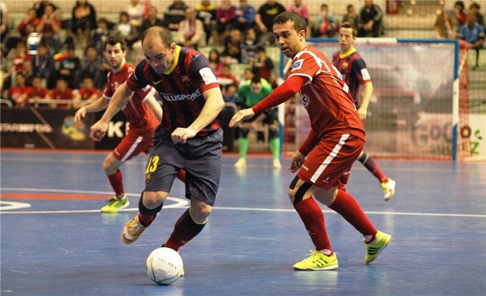 Wilde en un partido ante ElPozo