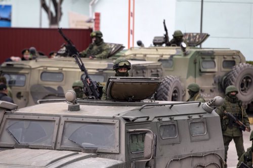 Soldados rusos en Ucrania, Crimea